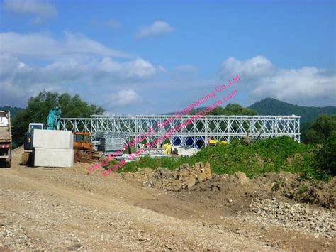 Prefabricated Steel Bailey Bridge Modular Designed Temporary Emergency