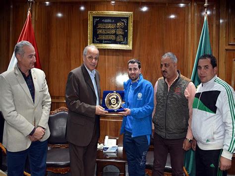 تكريم لاعب منتخب مصر لكرة القدم للصم والبكم بالقليوبية ...