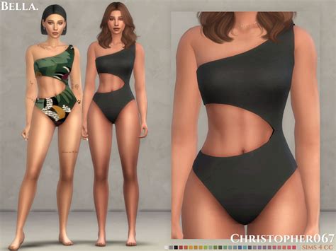 The Sims Resource Bella Swimsuit Christopher067