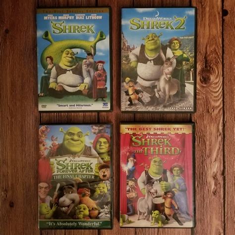 Portable Audio And Video Shrek Dvd 4 Discs Poshmark