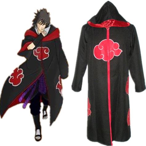 Uchiha Sasuke Eagle Squad Cosplay Cloak Costumes Japanese Anime Naruto