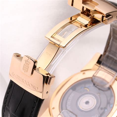 De Grisogono Instrumento Tondo Dual Time Rm N04 18k Rose Gold Watch Collectors