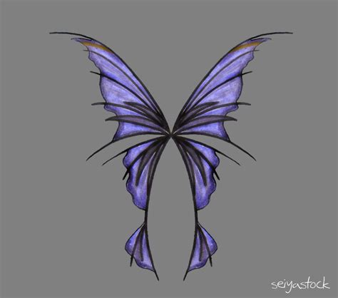 Fairy Wings 2 By Seiyastock On Deviantart Wings Drawing Fairy Wing