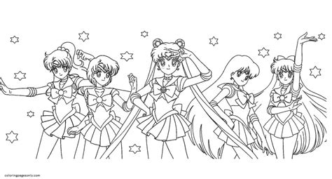 Sailor Moon 20 Coloring Page Free Printable Coloring Pages