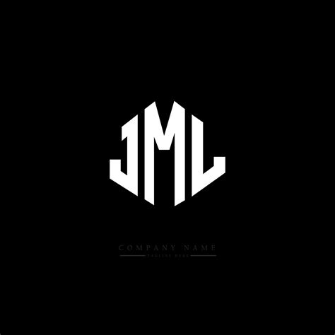 Diseño De Logotipo De Letra Jml Con Forma De Polígono Jml Polígono Y