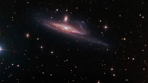 Brown Splendid Stars Galaxy With Background Of Black Sky Hd Galaxy