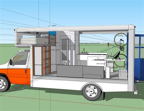 Blinken Süchtiger Terrasse Box Truck Camper Conversion Habe Gedacht