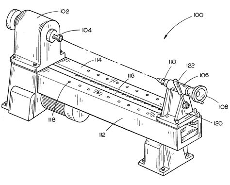 Lathe Machine Drawing