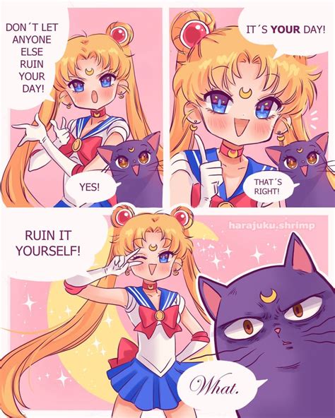 tsukino usagi sailor moon and luna bishoujo senshi sailor moon drawn by harajukushrimp