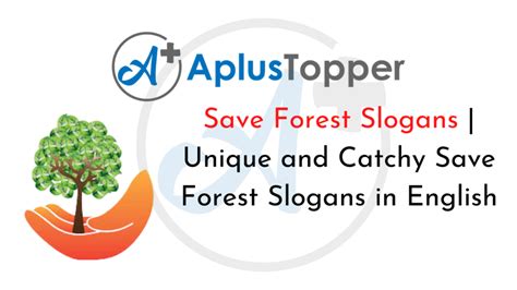 Save Forest Slogans Unique And Catchy Save Forest Slogans In English