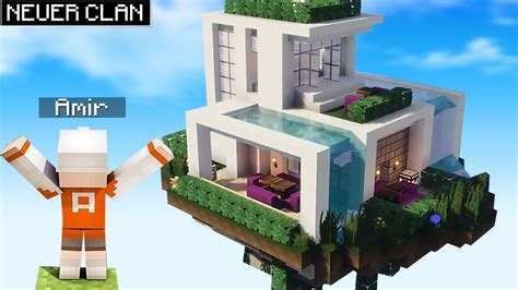 Villa Auf Der Himmels Insel Bauen Auf Der Youtuber Insel Minecraft