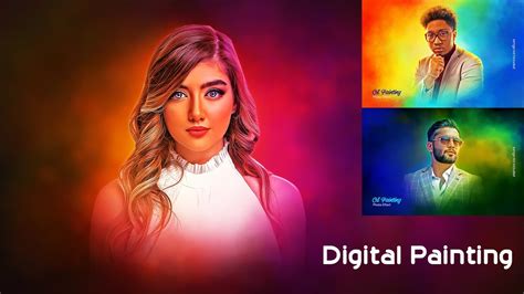 Digital Painting Oil Painting Colorful Photo Effect Youtube