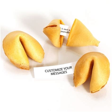 Traditional Vanilla Fortune Cookies Personalized And Individually Wrapped