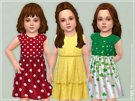 Toddler Dresses Collection P121 By Lillka At Tsr Sims 4 Updates
