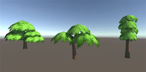 Artstation Low Poly Trees
