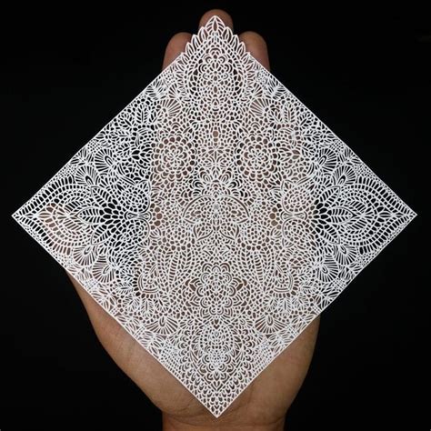 Beautifully Ornate Paper Cut Outs Pay Homage To Traditional Paisley