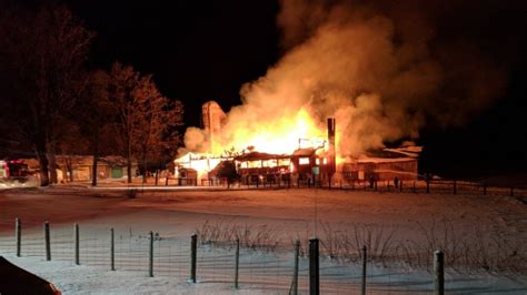 Early Morning Barn Fire Kills Almost Two Hundred Livestock