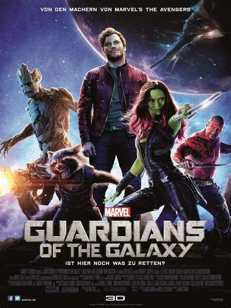 Movie Poster Guardians Of The Galaxy On Cafmp