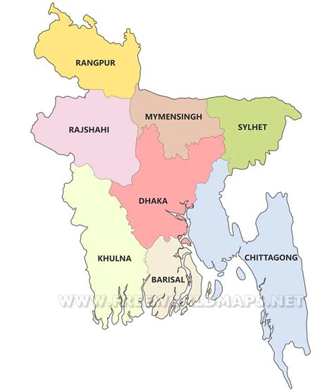 Bangladesh Political Map