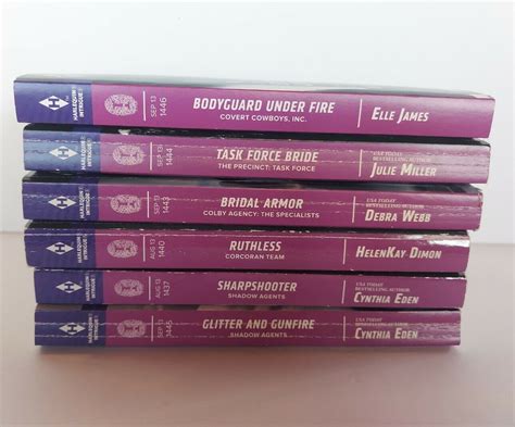 Lot Of 6 Harlequin Intrigue Romantic Suspense Paperback Books Eden Miller Dimon Ebay