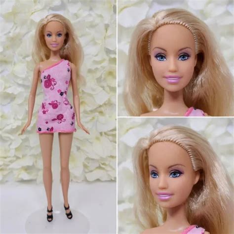 Mattel Barbie Doll Fashion Fever Blonde Early 2000s Model In Pink Dress Cute 1190 Picclick