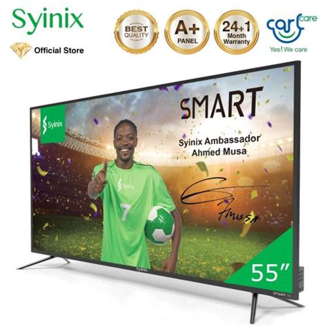 Synix 55 Inch Android 4K UHD Smart LED TV TZ10U SERIES BLACK CHUKS