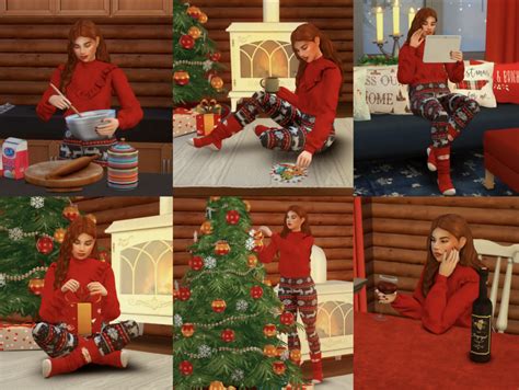 Sims 4 Christmas Pose Packs For The Cutest Screenshots