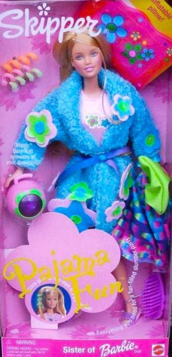 pajama fun skipper sister of barbie doll 1999 mattel 24592