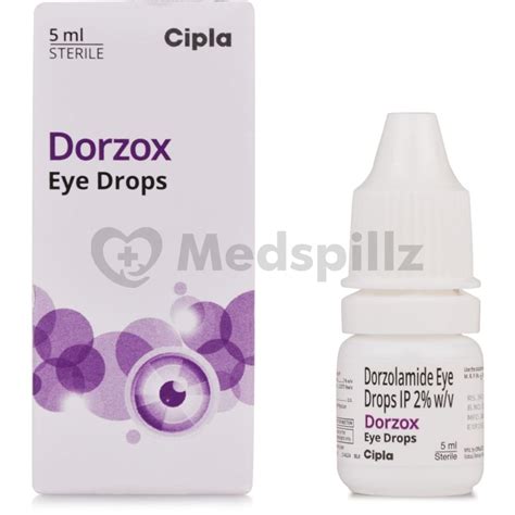 Cipla Dorzox Eye Drops 5ml Uses Dosage Side Effects