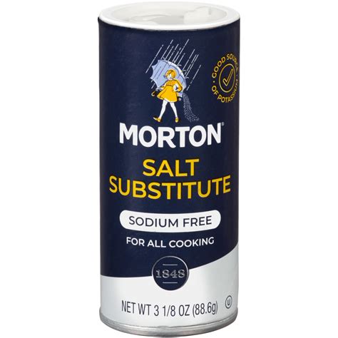 Morton Sodium Free Salt Substitute 3 18 Oz