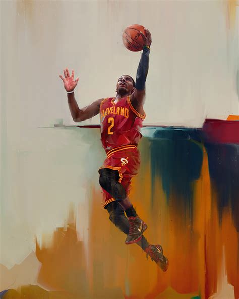 Drawing kyrie irving portrait with colored pencils. Kyrie Irving. RareInk, Inc. on Behance