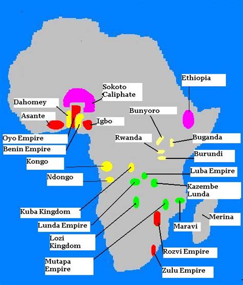 List Of Pre Colonial African Kingdoms