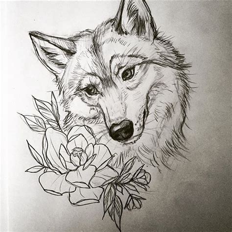 Mexican Wolf By Essi Tattoo Tattoo Design Online Store Sketches Wolf