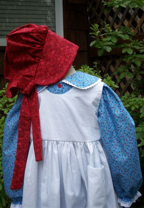 After a serious illness, mary lost her sight in 1879. Laura Ingalls dress/Little House Prairie Costume by ...