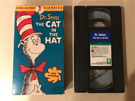 DR SEUSS The Cat In The Hat VHS 1994 Sing Along Classics 3 99