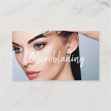 Microblading And Permanent Makeup Business Card Zazzle