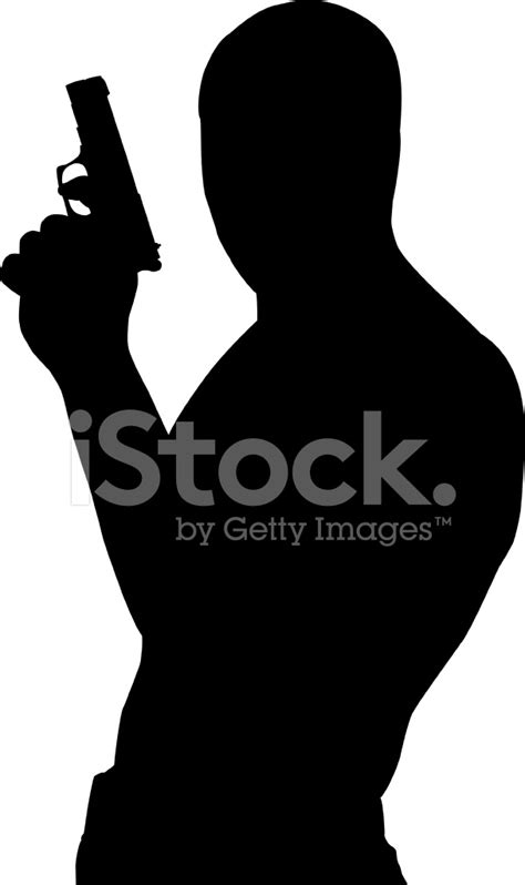Vector Gangster Silhouette Stock Photo Royalty Free Freeimages