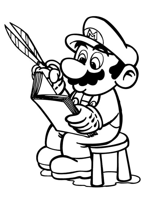 2 is a good game. Super Mario Bros coloring pages