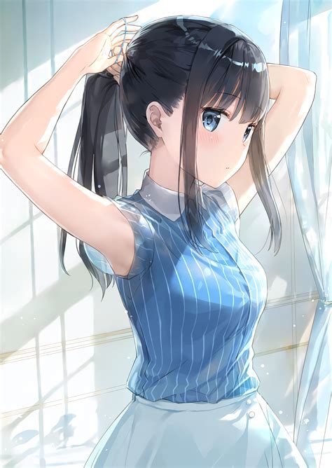 Beautiful Anime Girl Wallpaper Gambaran