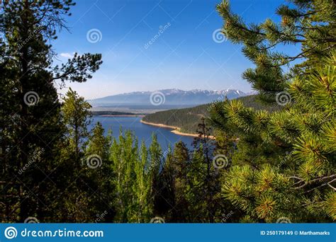 Turquoise Lake In The Colorado Rockies Stock Image Image Of