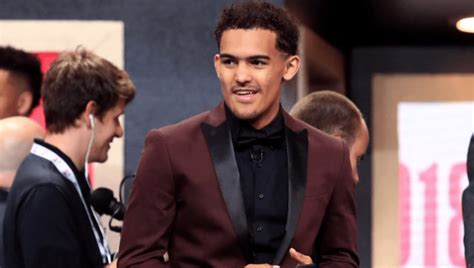 Point guard for the atlanta hawks trae young 1. Trae Young Looks Like a Total Loser in His Draft Day Garb ...