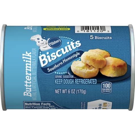 Pillsbury Southern Homestyle Buttermilk Biscuits 5 Ct