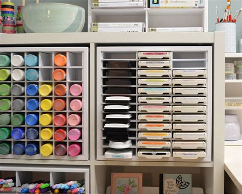 36 Ink Pad Organizer Fits Ikea Craft Storage Organization Craft
