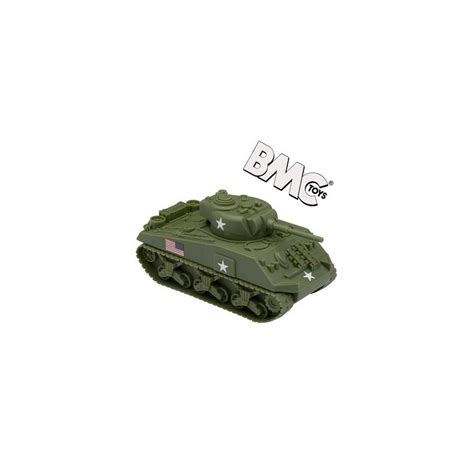 67008 Bmc Ww2 Sherman M4 Tank Od Green 132 Military Vehicle For