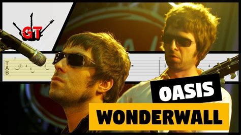 Guitar Tab Wonderwall Oasis Youtube