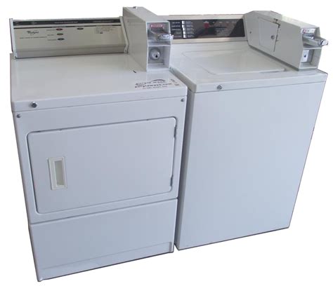Coin-op clothes washer + dryer revenue sharing equipment, IA