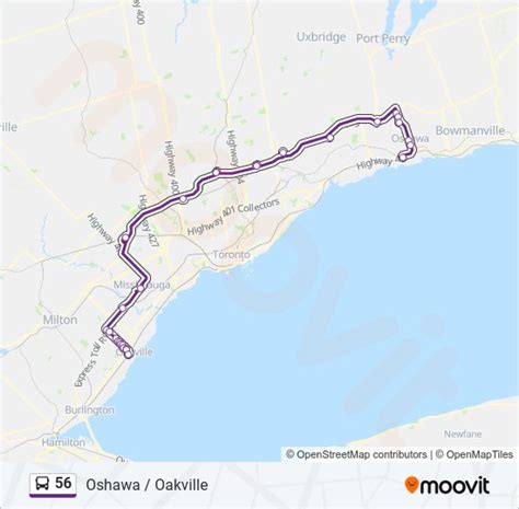 56 Route Schedules Stops And Maps 56 Oakville Go Updated