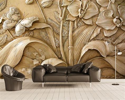 Beibehang Home Decoration Wallpaper Custom Mural 3d Stereo Relief