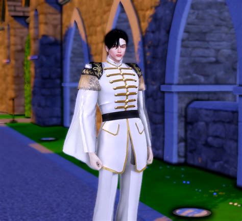 Simna Romance Fantasy Military Uniformm The Sims 4 Create A Sim