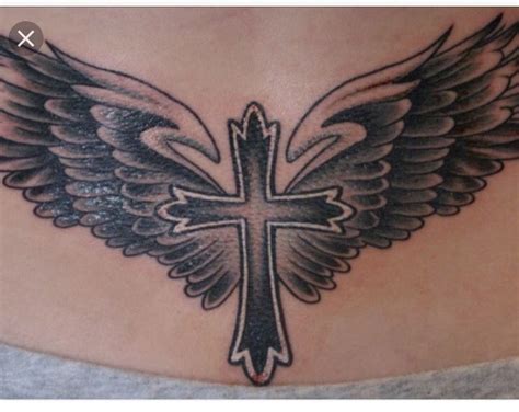 14 Amazing Cross With Angel Wings Tattoo Meaning Image Hd